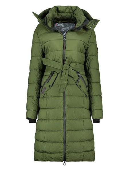 Canadian Peak Płaszcz zimowy "Cabimeak" w kolorze zielonym rozmiar: M. Zielone płaszcze Canadian Peak, na zimę, m, bez wzorów, z puchu, bez kaptura. Za 378.63 zł.