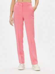 United Colors Of Benetton Spodnie materiałowe 49HHDF04E Różowy Regular Fit. Czerwone spodnie materiałowe United Colors Of Benetton, bez wzorów, z materiału. Za 199.99 zł.