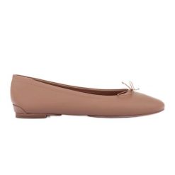 Marco Shoes Baletki Passo beżowy. Brązowe baleriny bez wzorów, bez obcasa, bez zapięcia. W wyprzedaży za 379.00 zł.