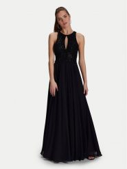Hey Kyla Sukienka wieczorowa 5AI053HK Czarny Regular Fit. Czarne sukienki Hey Kyla, bez wzorów, z syntetyku, wizytowe, bez kołnierzyka, bez ramiączek. Za 509.99 zł.