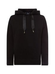 JOOP! sweter z kapturem Kobiety czarny, 38. Czarne swetry Joop!, bez wzorów, eleganckie, bez ramiączek. Za 669.95 zł.