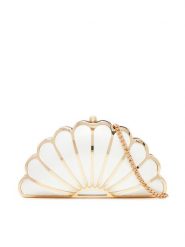 Aldo Torebka Arielclutch 14009193 Biały. Białe kopertówki Aldo, bez wzorów, z tworzywa sztucznego, wizytowe, bez dodatków. Za 459.99 zł.