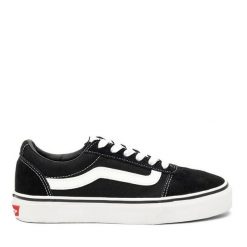 Trampki Vans. Czarne trampki Vans, bez wzorów, bez zapięcia. Za 319.99 zł.