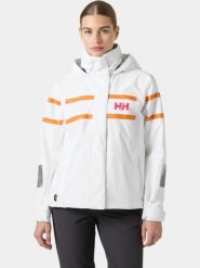 Kurtka Żeglarska Damska Helly Hansen W Salt Inshore. Białe kurtki Helly Hansen, m, bez wzorów, z materiału, bez kaptura. Za 999.00 zł.