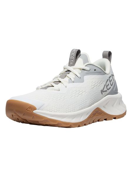 Keen Buty sportowe w kolorze biało-szarym rozmiar: 39,5. Białe buty treningowe Keen, bez wzorów, z materiału, bez zapięcia, outdoorowe. Za 337.41 zł.