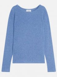AUTHENTIC CASHMERE Kaszmirowy sweter "Criou" w kolorze błękitnym rozmiar: M. Niebieskie swetry AUTHENTIC CASHMERE, m, bez wzorów, z kaszmiru, bez ramiączek. Za 355.78 zł.