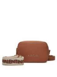 Valentino Torebka Zero VBS7B306 Brązowy. Brązowe listonoszki Valentino, bez wzorów, ze skóry, bez dodatków. Za 279.99 zł.