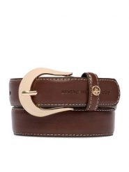 Beverly Hills Polo Club Pasek CEO-BHPC-W2-001-SS26 Brązowy. Brązowe paski Beverly Hills Polo Club, bez wzorów, z materiału. Za 59.99 zł.