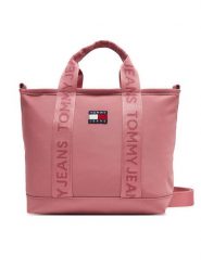 Tommy Jeans Torebka Tjw Daily Mini Tote AW0AW17566 Różowy. Czerwone torebki klasyczne Tommy Jeans, bez wzorów, z jeansu, bez dodatków. Za 299.99 zł.