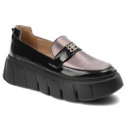 Czarne Półbuty Armodo Eleganckie Wsuwane Obuwie Damskie. Czarne półbuty wsuwane Armodo, bez wzorów, ze skóry, eleganckie, bez obcasa. Za 319.00 zł.