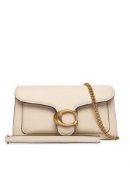 Coach Torebka Tabby Chain CBF14 Écru. Listonoszki Coach, bez wzorów, ze skóry, bez dodatków. Za 1,599.00 zł.