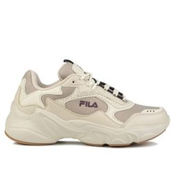 Buty damskie sneakersy sportowe Fila COLLENE A WMN. Brązowe buty treningowe Fila, bez wzorów, z dresówki, bez zapięcia, trekkingowe. Za 208.00 zł.