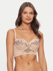 Chantelle Biustonosz z fiszbiną Spice C22BK6 Beżowy. Brązowe biustonosze Chantelle, bez wzorów, z syntetyku. Za 189.99 zł.
