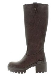 U.S. Polo Assn. Kozaki w kolorze brązowym rozmiar: 38. Brązowe kozaki U.S. Polo Assn., na zimę, bez wzorów, bez obcasa, bez zapięcia. Za 297.26 zł.