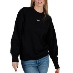 Bluza sportowa damska Vans Flying V OS FT. Czarne bluzy bez kaptura Vans, s, bez wzorów, bez kaptura. Za 408.00 zł.