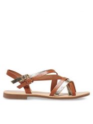 ONLY Shoes Sandały Onlmandala-18 15319496 Brązowy. Brązowe sandały ONLY SHOES, bez wzorów, ze skóry, bez obcasa, na płaskiej podeszwie, bez zapięcia. Za 79.99 zł.