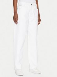 Calvin Klein Jeans Jeansy 90's J20J225131 Biały Loose Fit. Białe jeansy Calvin Klein Jeans, s, bez wzorów, z bawełny. Za 249.99 zł.