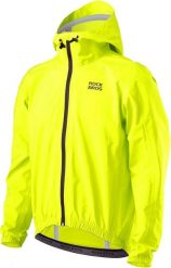 Kurtka Przeciwdeszczowa ROCKBROS (Unisex) – Wodoodporna. Żółte kurtki ROCKBROS, l, bez wzorów, z materiału, bez kaptura. Za 338.60 zł.