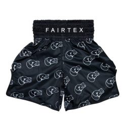 Spodenki bokserskie Fairtex Boxing Trunks BT2006 "Motif". Czarne szorty FAIRTEX, bez wzorów, sportowe. Za 249.99 zł.