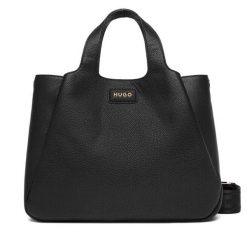Torebka HUGO. Czarne torebki klasyczne Hugo, bez wzorów, klasyczne, bez dodatków. Za 799.99 zł.