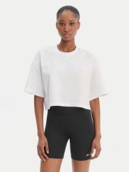 Reebok T-Shirt Reebok x Ewa Chodakowska Olka RK25612CCW Biały Relaxed Fit. Białe t-shirty Reebok, s, bez wzorów, z bawełny, bez kołnierzyka, bez ramiączek. Za 79.99 zł.