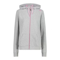 Bluza damska z kapturem CMP. Czerwone bluzy CMP, xs, bez wzorów, z materiału, bez ramiączek, z kapturem. Za 228.85 zł.