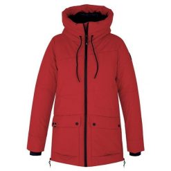 Płaszcz damski Hannah Rebecca. Czerwone płaszcze Hannah, na zimę, bez wzorów, sportowe, bez kaptura. W wyprzedaży za 329.90 zł.