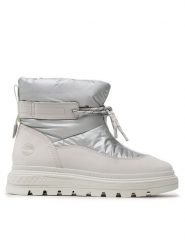 Timberland Śniegowce Ray City Puffer Bt Wp TB0A5NMQ1431 Biały. Białe śniegowce Timberland, bez wzorów, z materiału, bez zapięcia. Za 899.99 zł.