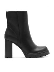 Clara Barson Botki CEO-MAGGI WS5881-03 Czarny. Czarne botki Clara Barson, bez wzorów, z materiału, bez obcasa, na słupku, bez zapięcia. Za 169.99 zł.