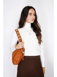 ASSUILI Golf w kolorze białym rozmiar: 38. Białe swetry Assuili, bez wzorów, z kaszmiru, klasyczne, bez ramiączek. Za 132.05 zł.