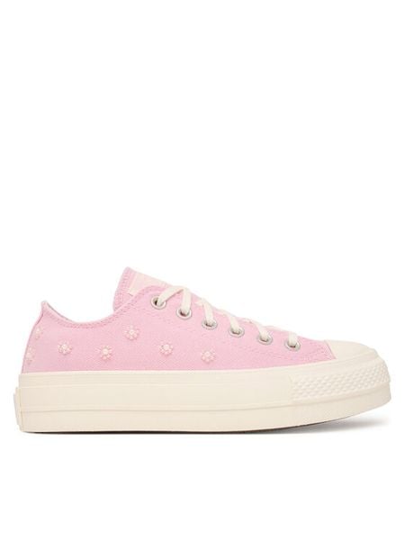 Converse Trampki Chuck Taylor All Star Lift Platform Beads A16108C Różowy. Czerwone trampki Converse, bez wzorów, z materiału, retro, bez zapięcia. Za 359.99 zł.