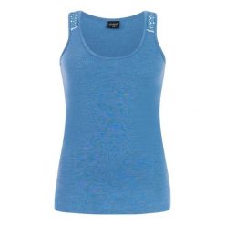 Damski tank top Protest Impulses. Niebieskie topy Protest, bez wzorów, bez kołnierzyka, bez ramiączek. Za 222.50 zł.