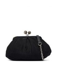 Weekend Max Mara Torebka 2615511014650 Czarny. Czarne kopertówki Weekend Max Mara, bez wzorów, ze skóry, wizytowe, bez dodatków. Za 1,169.00 zł.