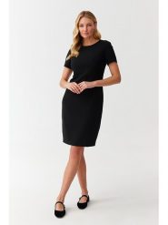 TATUUM Sukienka w kolorze czarnym rozmiar: 36. Czarne sukienki Tatuum, bez wzorów, bez kołnierzyka, bez ramiączek, mini. Za 154.79 zł.