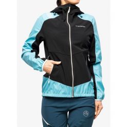 Kurtka softshell damska La Sportiva Aequilibrium Softshell Jacket. Zielone kurtki przejściowe sportowe La Sportiva, bez wzorów, z softshellu, bez kaptura, trekkingowe. Za 781.99 zł.