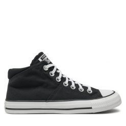 Trampki Converse. Czarne trampki Converse, bez wzorów, retro, bez zapięcia. Za 189.99 zł.