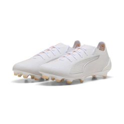 Buty piłkarskie unisex ULTRA 6 ULTIMATE FG PUMA. Białe buty do biegania Puma, bez wzorów, bez zapięcia, do biegania. W wyprzedaży za 807.30 zł.