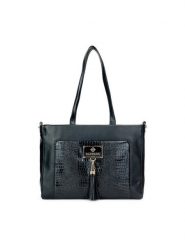 Monnari Torebka BAG4120-020 Czarny. Czarne torebki klasyczne Monnari, bez wzorów, ze skóry, bez dodatków. Za 129.99 zł.