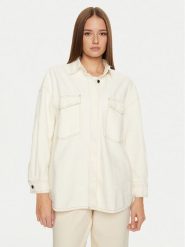 American Vintage Koszula jeansowa Jozastreet JOZ06AH24 Biały Loose Fit. Białe koszule American Vintage, l, bez wzorów, z bawełny, vintage, bez kołnierzyka, bez ramiączek. Za 409.99 zł.