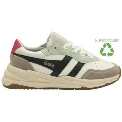 Buty damskie Gola Saturn Quadrant. Białe buty treningowe Gola, bez wzorów, z gumy, bez zapięcia, na jogę i pilates. Za 596.00 zł.