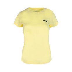 Koszulka sportowa dla kobiet Izas ADONS W. Żółte t-shirty sportowe IZAS, bez wzorów, z bawełny, bez ramiączek, trekkingowe. W wyprzedaży za 126.04 zł.