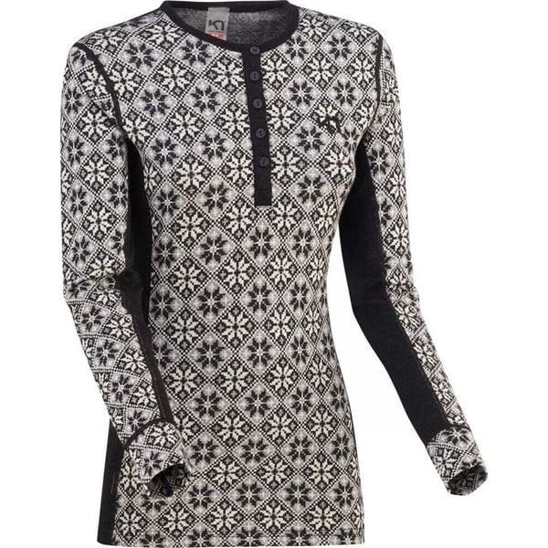 Bluzka termoaktywna damska Kari traa ROSE LS. Czerwone bielizna termoaktywna damska Kari Traa, l, bez wzorów, bez kołnierzyka, bez ramiączek. Za 424.65 zł.