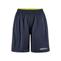 Szorty damskie Craft Extend. Niebieskie szorty sportowe Craft, bez wzorów, z materiału, na fitness i siłownię. Za 198.65 zł.