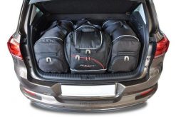 Torby Do Bagażnika Vw Tiguan 2007-2015 4Szt Kjust. Czarne torby podróżne KJUST, bez wzorów, z kauczuku. Za 1,203.00 zł.
