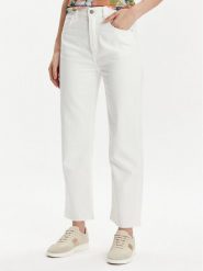 Marella Jeansy Mombis 2413131224 Biały Mom Fit. Białe jeansy Marella, bez wzorów, z bawełny. Za 1,209.00 zł.