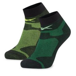 Skarpety krótkie Reebok. Czarne skarpetki Reebok, bez wzorów. Za 59.99 zł.