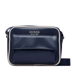 Torebka Guess. Niebieskie listonoszki Guess, z aplikacjami, bez dodatków. Za 294.99 zł.