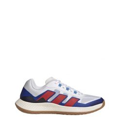 Buty do siatkówki dla dorosłych Adidas Forcebounce. Białe buty treningowe adidas, bez wzorów, z gumy, bez zapięcia, do siatkówki. Za 474.60 zł.