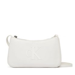Torebka Calvin Klein. Białe torebki klasyczne Calvin Klein, bez wzorów, klasyczne, bez dodatków. Za 289.99 zł.