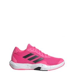 Buty Amplimove Trainer. Czarne buty treningowe adidas, bez wzorów, z materiału, bez zapięcia. W wyprzedaży za 241.75 zł.